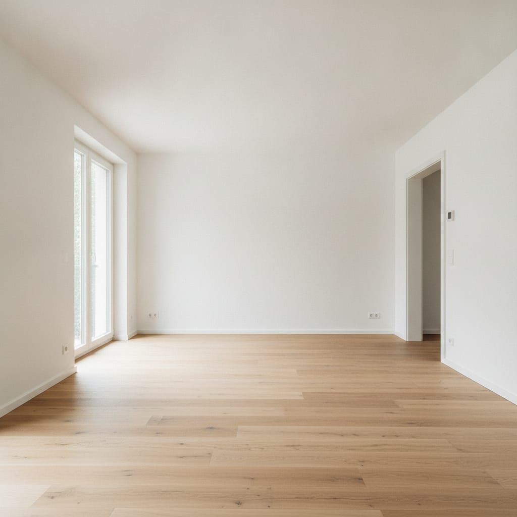 Symbolbild: frisch sanierte, bezugsfertige Wohnung